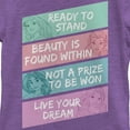 thumbnail image 2 of Girl's Disney Princess Motto  Graphic Tee Purple Berry Large, 2 of 4