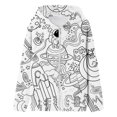thumbnail image 4 of Shadoumai Toddler Boys Girls Cartoon Print Zip Jacket Hooded Trench Lightweight Kids Coats Windbreaker Outdoor Cute Dust Coats, 4 of 5