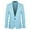 Blue, variant on SRZYMJ Kids Boys Blazer Jackets Button Long Sleeve Formal Coats Slim Fit Wedding School Prom Party Suit Jacket Red 6XL