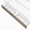 thumbnail image 5 of Queen Industrial Metal Platform Bed with Trundle, Storage Bed with 2 Drawers and Sockets & USB Ports, Metal Platform Bed Frame with Wood Headboard and Slats Support, No Spring Box Needed, Natural, 5 of 9