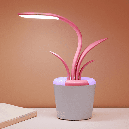 LED Table Lamp USB Rechargeable Eye Protection Desk, Study & Reading Lamp with Flexible Gooseneck, Touch Sensor Dimming, 3 Brightness Levels & 7-Color Night Light for Home, Office & Dorm