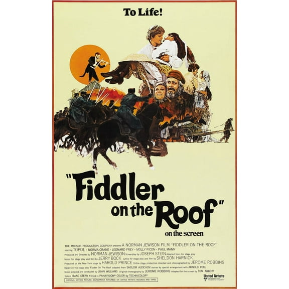 Fiddler On The Roof Movie Poster Masterprint (11 x 17)