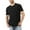 Black, variant on Men's T Shirts Loose Solid Short Sleeved Round Neck Pocket T Shirt Summer Casual Tee Tops
