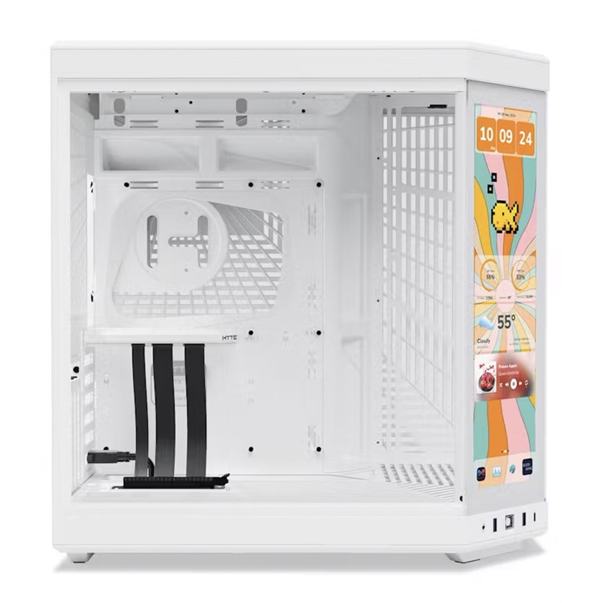 HYTE CSHYTEY70TTIWW ATX Mid Tower PC Case