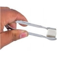 thumbnail image 3 of Durable Stainless Steel Tongs: Mini Serving Tools For Ice, Sugar Cubes, Appetizers, Easy Clean, Multicolor, 6 Pack, 3 of 7