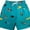 Aqua Fish, variant on UZZI Kids Swim Shorts Fast Dry Fun Print, Green Banana, Size: 2-4, Uzzi Active Wear