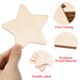 thumbnail image 2 of 50 piezas de rodajas de madera creativas para manualidades, con forma de estrella de cinco puntas., 2 of 8
