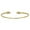Gold Plated, variant on Better Jewelry Grape Bunch Ends .925 Sterling Silver West Indian Bangles, 1 pair