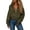 Army Green, variant on Womens Cropped Half Zip Hooded Sweatshirt Long Sleeve Seam Detail Pullover Hoodie Casual Loose Tops for Fall Daily Wear