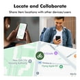 thumbnail image 2 of Google Certifié F02-B Traqueur Bluetooth Lot de 4 (2 Noir et 2 Blanc) - Localisateur d'Articles Compatible Android 9+ avec Application « Find My Device », Portée de 150 m, Étanchéité IP67, Batterie CR2032 Remplaçable, 8-12 Mois, 2 of 6