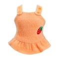 thumbnail image 2 of SPRING PARK Small Dog Knitwear Female Girl Sling Design Strawberry Pattern Winter Warm Dog Princess Dress Clothes, 2 of 7