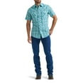 thumbnail image 3 of Wrangler® Men's and Big Men's Regular Fit Short Sleeve Western Shirt, Sizes S-5XL, 3 of 4