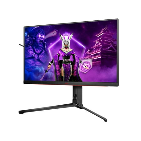 AOC - AG324UX 31.5" LCD 4K UHD Gaming Monitor - Black/Red