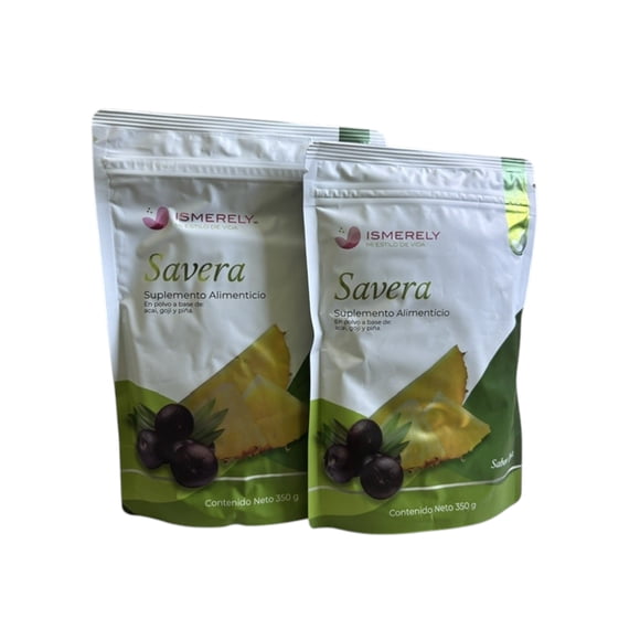 Savera 2Pack Polvo 350 gr c/u Ismerely Original Sellado