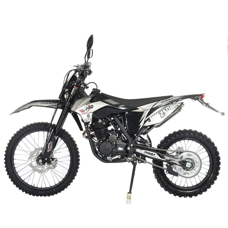THEREDTHREAD wh×bk X-Pro Titan Dlx 250cc Adult Gas Motorcycle Dirt Bike, Manual