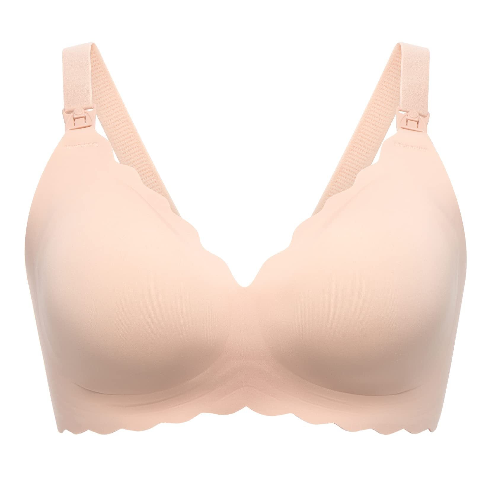 Buy Clovia Double Layered Non Wired Full Coverage Maternity / Nursing Bra -  Pink at Rs.530 online