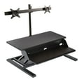 Stand Up Desk Store AirRise Pro 2.0 Two Tier Standing Desk Converter with Dual Monitor Mount