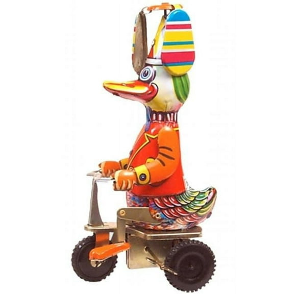 Collectible Tin Toy - Duck on Bike