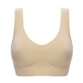 thumbnail image 3 of Women‘s 3 Piece Support Tank Top Ribbed Seamless Removable Cups Workout Exercise Sport Bra, 3 of 6