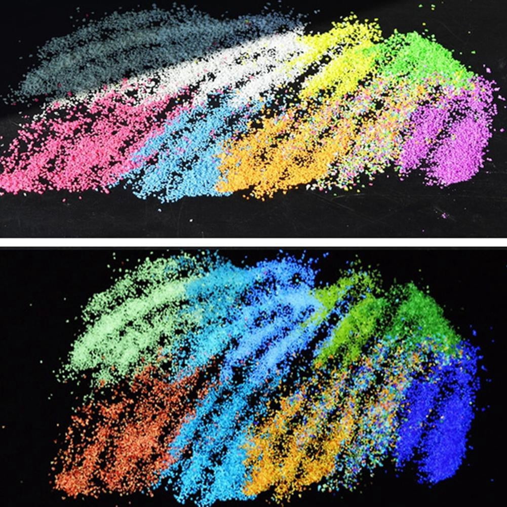 Luminous Aquarium Sand Glow In The Dark Sand Ornament Decorative Sand Fish Tank Decoration Stone Sands Pink Gold Blue