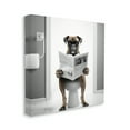 thumbnail image 4 of Stupell Industries Boxer Dog & Newspaper Animals & Insects Painting Gallery Wrapped Canvas Art Print Wall Art, 17 x 17, 4 of 8
