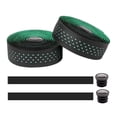 thumbnail image 1 of Cintas para manillar de bicicleta, envolturas antideslizantes, cinturones impermeables, absorción de impactos, antivibración, amortiguación para montar en bicicleta de montaña, verde, 2 piezas kenally OD002128-04B, 1 of 7