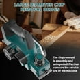 thumbnail image 4 of 3-1/4 Inch Hand Planer Cordless Compatible with 18V makita Battery, Cordless Hand Planer Brushless Planer Handheld Planer for Woodworking Power Wood Planer for Home DIY (No battery), 4 of 8