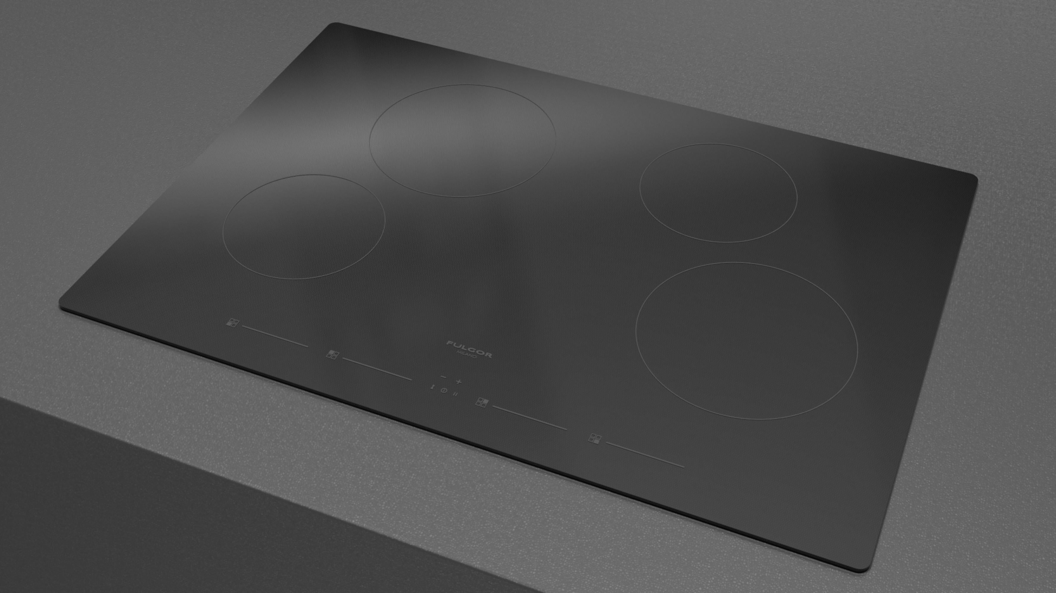 Fulgor Milano F4it302 400 Series 30" Wide 4 Burner Electric / Induction Cooktop -