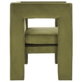 thumbnail image 6 of SAFAVIEH Vidar Modern Style Accent Chair, Olive Velvet, 6 of 9