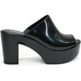 thumbnail image 3 of Melissa Women's Heeled Jelly Mule, Black,8 M US, 3 of 7