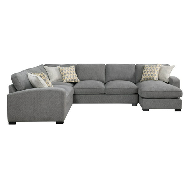 Piece Sectional Sofa, Cloud Leather Sectional Furniture Row