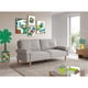 thumbnail image 1 of Sofá Cama Makora Yarvis Gris Claro Lino 3 Posiciones con Soft Foam Reclinable, 1 of 10