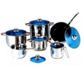 thumbnail image 1 of Batería Cocina 12 Piezas Acero Inoxidable Sartén Antiadherente, 1 of 7
