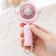 thumbnail image 4 of Portable Handheld Mini Fan, Neck Fan, Desk Fan, 180° Adjustable,Display Electricity in Real Time, USB Rechargeable Foldable Fan, Quiet Personal Fan(Blue), 4 of 5