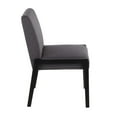 thumbnail image 6 of Porch & Den  Carmen Chair in Black Wood - Set of 2 Grey Fabric Polyester, Foam, 6 of 7