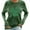 #18-Green, variant on Craaazy Women's St Patricks Day Tops Clover Crewneck Long Sleeve Shirts Gifts