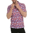 thumbnail image 2 of LRD Golf Shirts for Men UPF 50 Moisture Wicking Short Sleeve Polo Shirt Tropic Like It's Hot M, 2 of 5