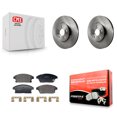 thumbnail image 1 of Transit Auto Front Disc Brake Rotors and Semi-Metallic Pads Kit for Car 2013-2017 Chevrolet Trax Buick Encore K8F-104058, 1 of 11