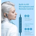 thumbnail image 4 of Kimwood Wired Earbuds with Microphone, Wired Earphones in-Ear Headphones HiFi Stereo, Powerful Bass and Crystal Clear Audio, Compatible with iPhone, Android, Computer Most with 3.5mm Jack(Blue), 4 of 5