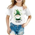 thumbnail image 4 of St. Patrick's Day Children's Short Sleeve Top Printed T Shirt Casual Shirt Thin Blouse Short Sleeve Long Shirts for Leggings Shirt Kids Girls Long Sleeve Shirts 5t T Shirts for Kid Big Tall Top Short, 4 of 4
