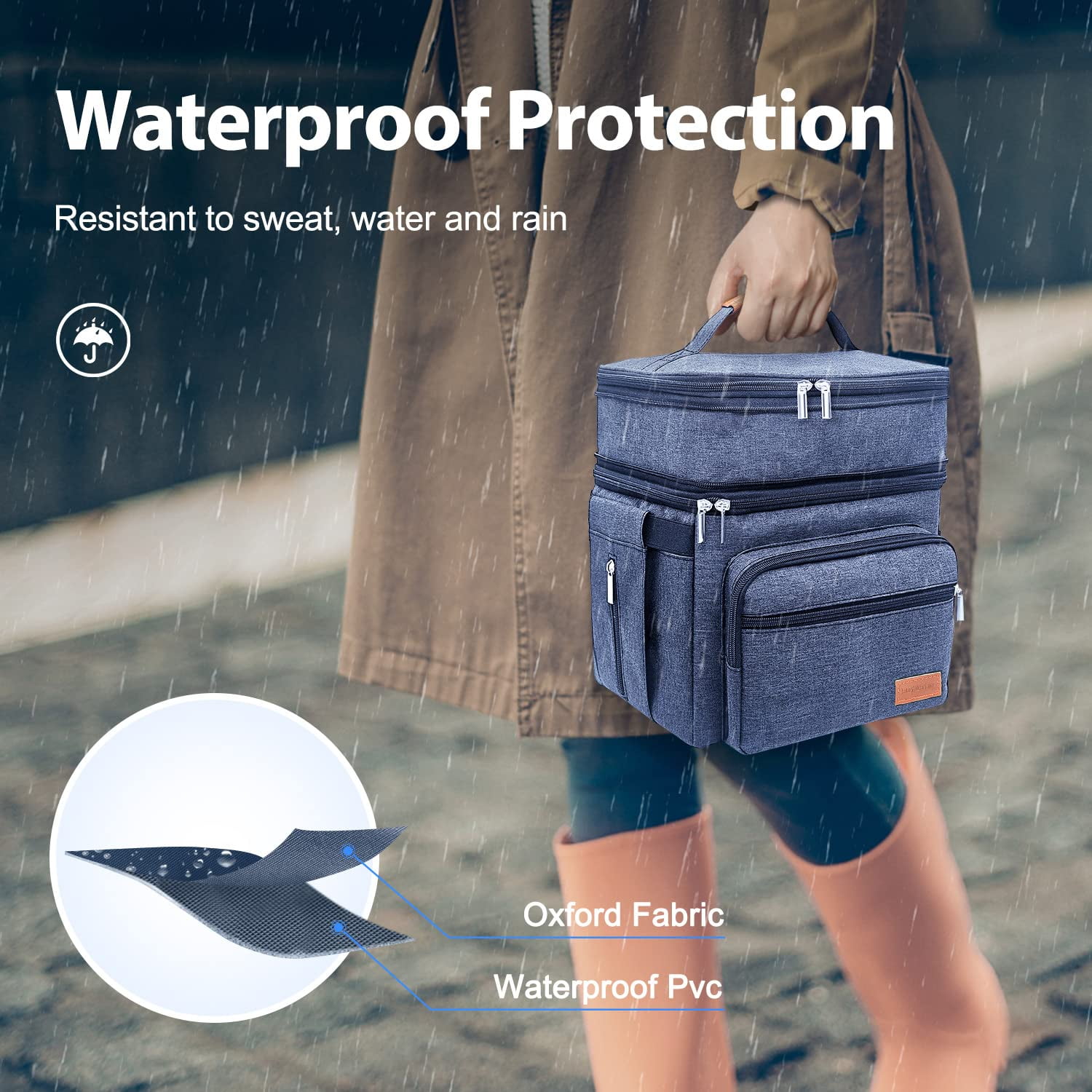 Zuzuro lunch bag insulated cooler hotsell lunch box