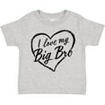 thumbnail image 3 of Inktastic I Love My Big Bro in Black Chalk Heart Boys or Girls Toddler T-Shirt, 3 of 5