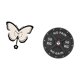 thumbnail image 5 of Reloj de pared de mariposa acrílico, adorno para oficina, comedor, habitación infantil, , creativo, decorativo, 12 pulgadas, para gimnasi, 5 of 8