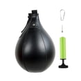 thumbnail image 1 of Saco de boxeo con bola de golpeo, bola de velocidad colgante para ejercicios, saco de golpeo para entrenamiento deportivo, , boxeo y fitness. negro, 1 of 8