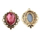 thumbnail image 3 of 5 unids/ colgante de piedra de cristal de aleación para collar de mujer accesorios de llavero Vino rojo perfke Aleación de cristal colgante, 3 of 8