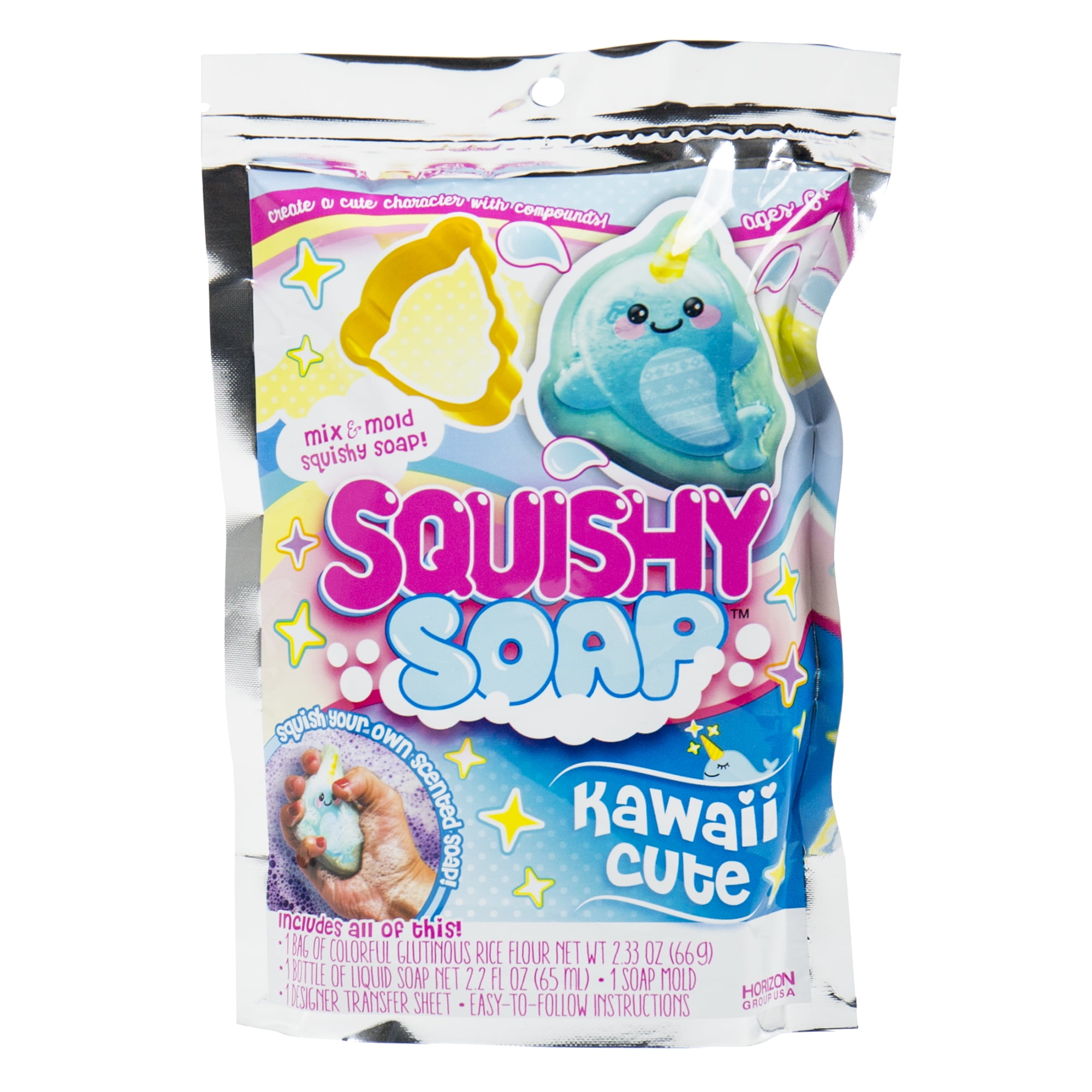 squishy pumpkin soap