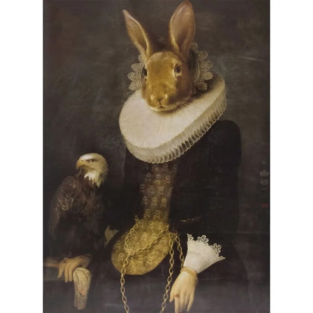 Earl of the Goat-Póster de Animal creativo en HD, impresiones en lienzo, pintura artística de pared, imagen nórdica Retro Para sala de estar, decoración del hogar, regalo