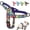 Purple, variant on Didog Non-Pulling Nylon Dog Harness with Soft Padded Handle Front Leading Safety Escape Proof Quick Fit Buckle,Adjustable Pet Strap Vest, Easy for Walking,Vibrant colors
