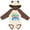 Natural & Brown w Ears, variant on Inktastic Daddy Worlds Best Welder Boys or Girls Long Sleeve Baby Bodysuit
