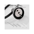 thumbnail image 3 of 2 Pack,Towel Holder for Bathroom Wall Matte Black Towel Ring 304 Stainless Steel Hand Towel Holder Heavy Duty Towel Hanger for Bath, Kitchen, 3 of 5